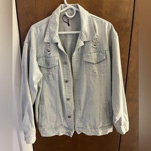 Light Denim Jean Jacket. L